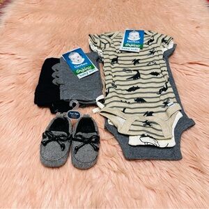 Gerber Baby Organic matching set with shoes